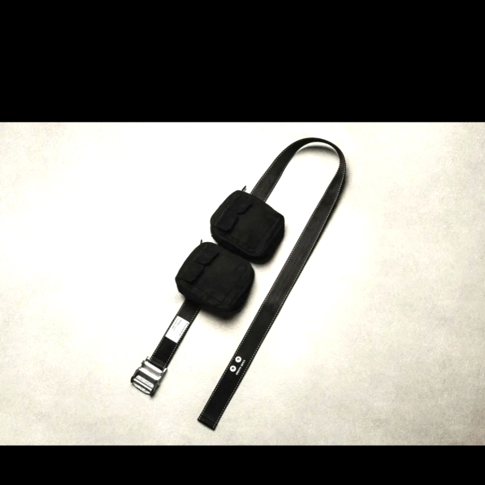 C2h2 LABORATORIES Black Utility Bag Belt